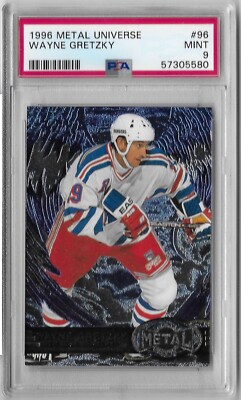1996-97 Wayne Gretzky Fleer SkyBox Metal Universe #96 PSA 9 MINT