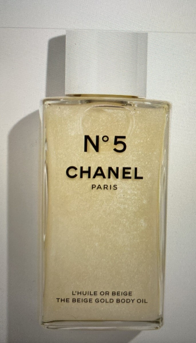 A -CHANEL Nº 5 THE BEIGE GOLD BODY OIL 250ml /8.4Fl. 100