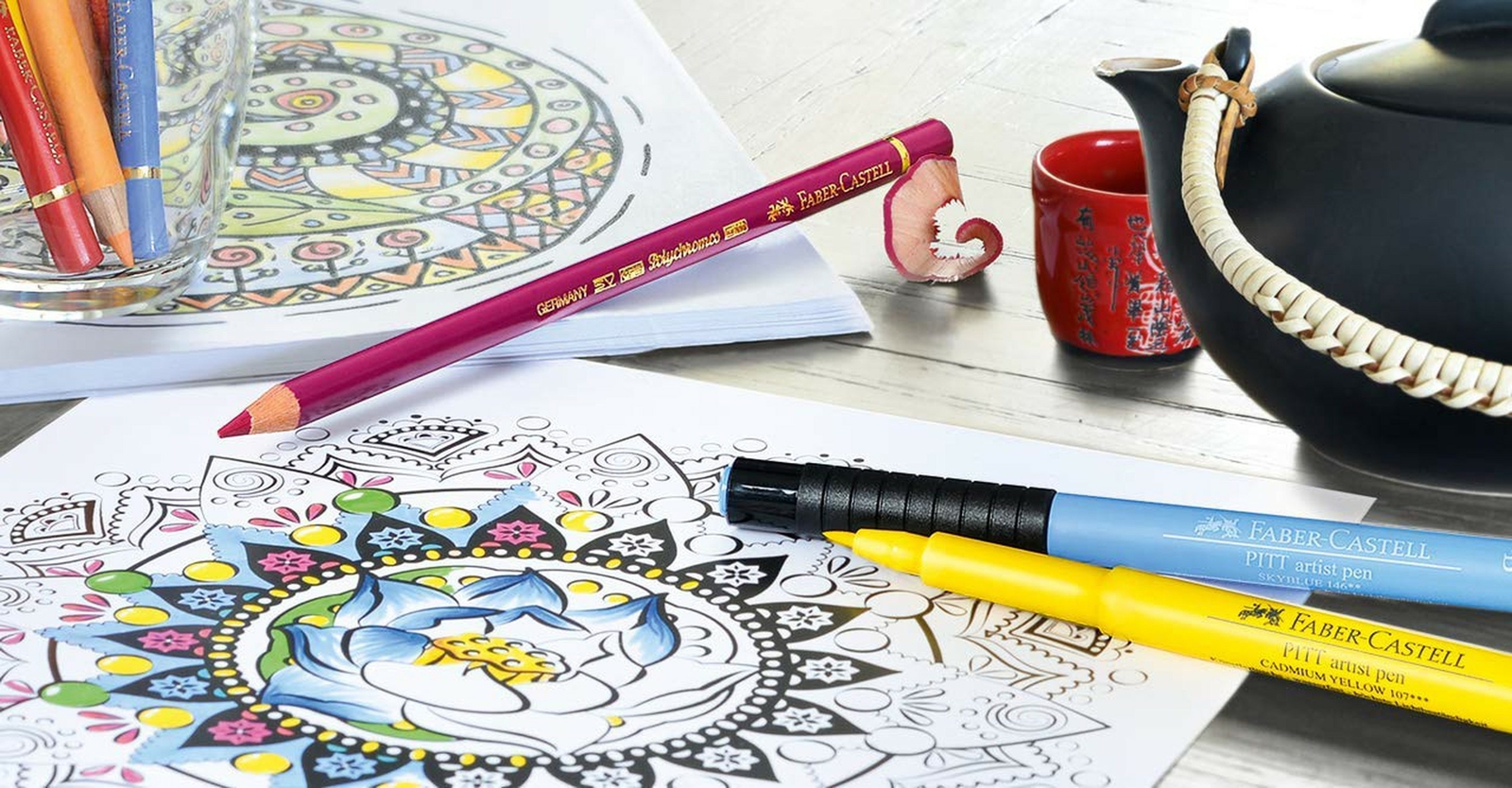 Faber Castell Polychromos 36 Pencil Metal Tin Set