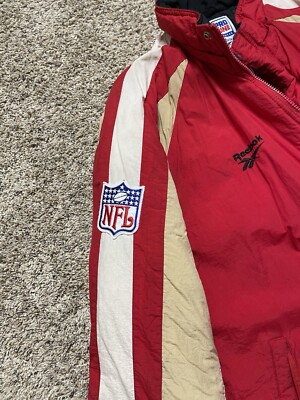 Vintage 90's San Francisco 49ers Reebok NFL Pro Line Jacket Size