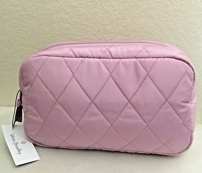 Vera Bradley ~  ''Light Dust Plum ~ Ultralight Grand Cosmetic Bag ~ NWT