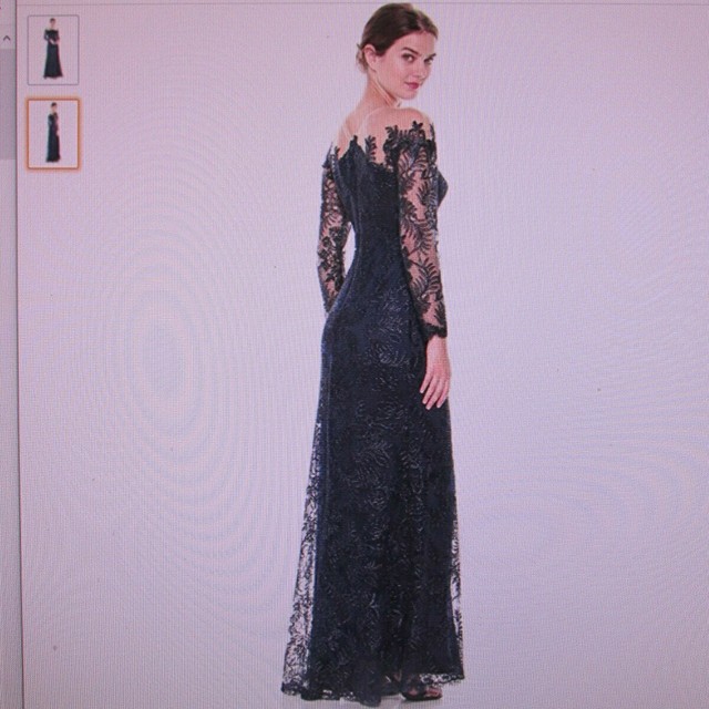 cord lace gown