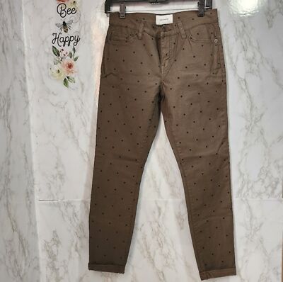 Current/Elliott Green w/ Black Polka-dot Pants 26