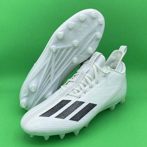 Adidas Adizero Scorch Football Cleats GX5126-WHITE/BLACK Men's Size 11.5