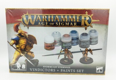 Warhammer Age of Sigmar Vindicators + Paints Set Stormcast Eternals