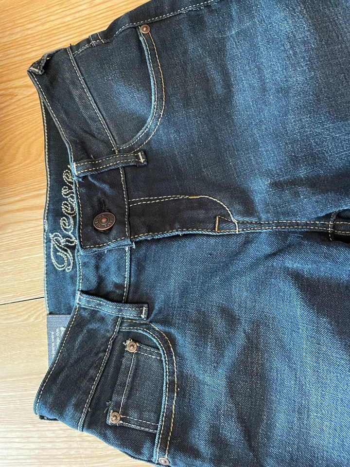 Delia's Reese Bootcut Junior s Size 00 Short Blue Denim Jeans Low Rise New - Image 4 of 4