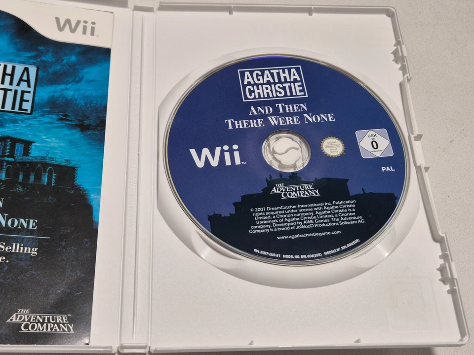 AGATHA CHRISTIE ... Y NO QUEDO NINGUNO - NINTENDO WII - PAL ESPAÑA, foto 4 de 5