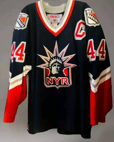 Maillot De Hockey Vintage CCM New York Rangers, Années 90, Taille XL, Homme