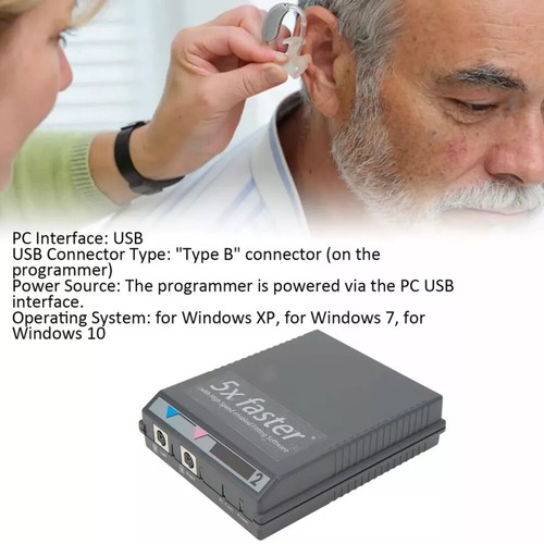 Hipro 2 Digital Hearing Aid Programmer Programming Set For Hearing Instruments - Picture 10 of 15
