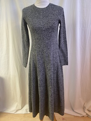 slim fit dress slacks Zara Grey Long Sleeve Turtle Neck Drape Knit Gathered Asymmetric Short   Brie