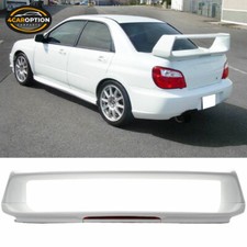 Fits 02-07 Subaru Impreza Wrx Sti Oe Trunk Spoiler Painted 51e Aspen White