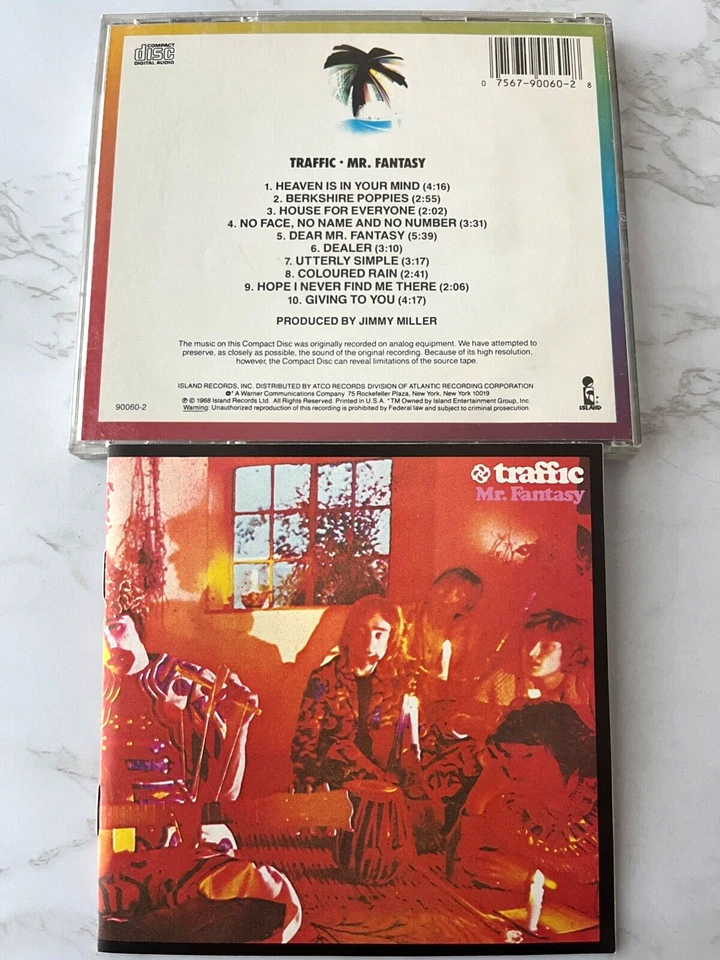 Traffic Mr. Fantasy CD ОРИГИНАЛЬНЫЙ ПРЕСС США! Island 7 90028-2 Стив Уинвуд больше не издающийся! - Изображение 4 из 4