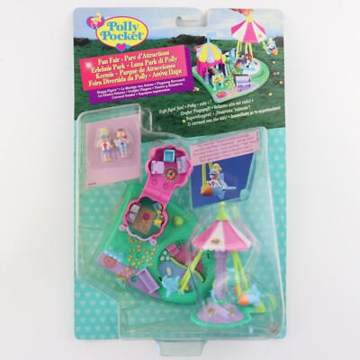POLLY POCKET 1996 MATTEL Fun Fair Rocket Ride Happy Flyers NEW & SEALED