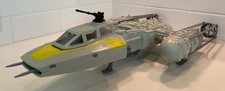 Vintage 1983 Star Wars ROTJ   Y-Wing Fighter working sound & gun movement