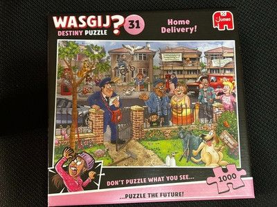 2025 Release WASGIJ Puzzle #31 Home Delivery USED COMPLETE Jigsaw 1000 Pieces