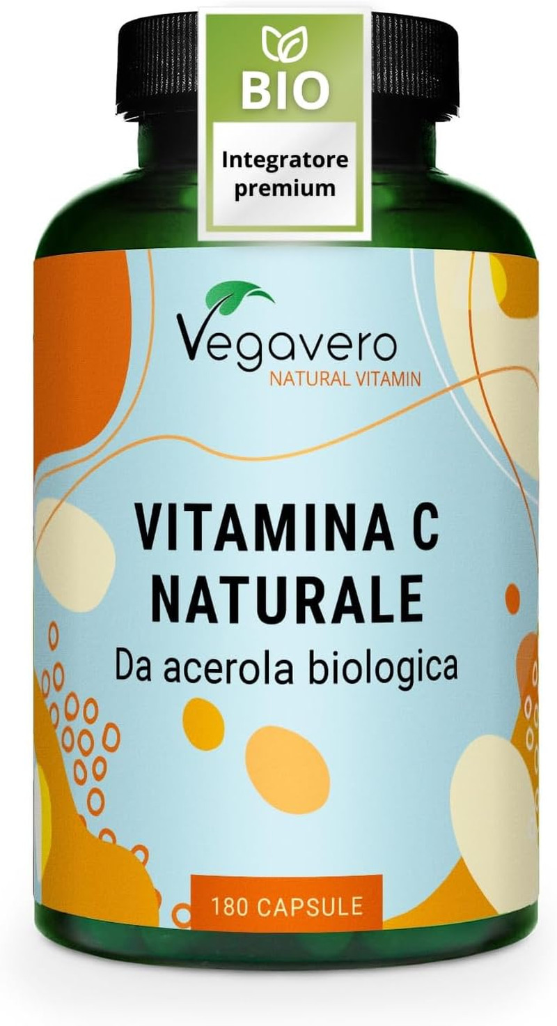 Vitamina C Biologica 1060mg da Acerola | Senza Additivi | Vegavero
