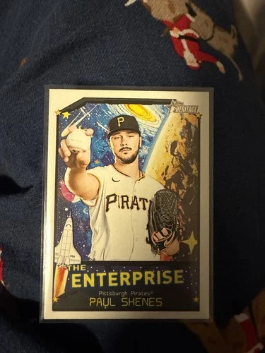 Topps Heritage The Enterprise Paul Skenes #TE-PS Pirates 2026 MLB Baseball Card