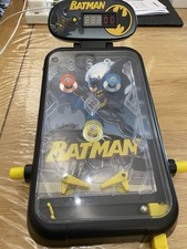 DC Batman Table Top Pinball Machine with Electronic Lights and Sounds Preloved