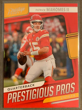 2024-25 Panini Prestige Prestigious Pros Patrick Mahomes #PP-PMS Chiefs