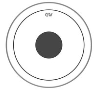 "Grv Ps Black Dot Bass Clear 20\""