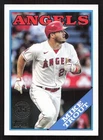 2023 Topps Update Mike Trout 1988 Topps Baseball 35th Anniversary #88US-3 Card