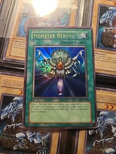 Monster Reborn LOB-118 The Legend of Blue Eyes White Dragon Unlimited Wavy Print
