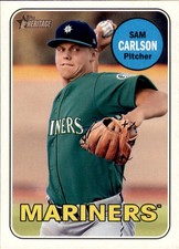 2018 Topps Heritage Minors #23 Sam Carlson - BB