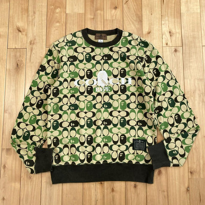 BAPE × COACH LOGO Sweat shirt A Bathing Ape Size M