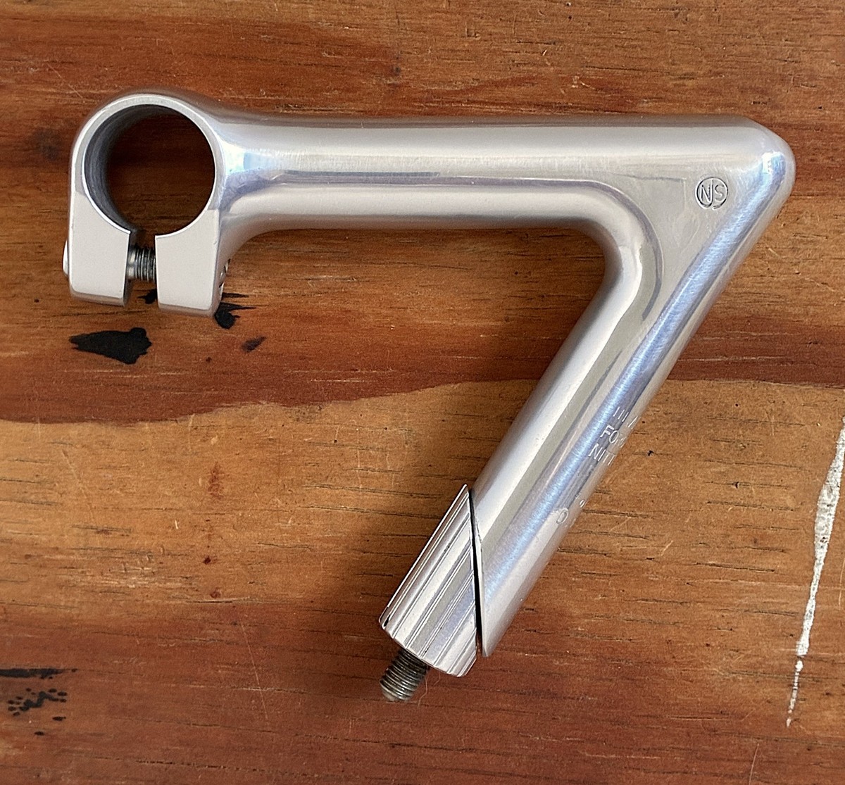NOS Silver Nitto Jaguar AA NJ Pro Aluminum Pista Stem Track 120mm