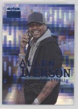 2022 Skybox Metal Universe Champions Star Sapphire /75 Allen Iverson HOF 0k2b