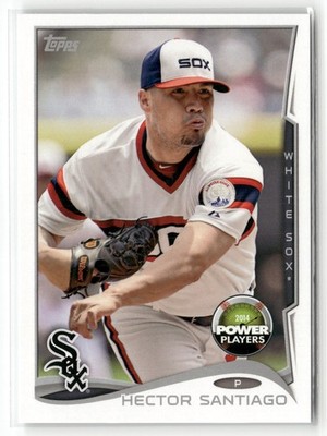 2014 Topps Power Players Parallel - Hector Santiago #PP-91 Chicago White Sox NM