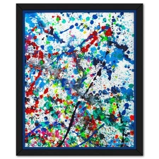 Wyland- Original Painting on Canvas "Abstract"