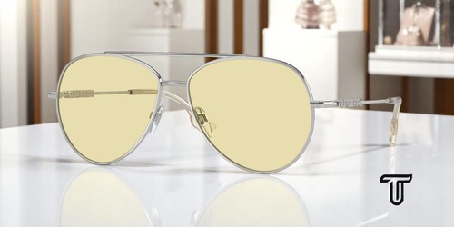Burberry BE3147 1005M4 Silver Photo Light Brown 58 mm Damen Sonnenbrille