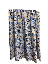 Vintage 90 s Blair Floral Maxi Skirt Unlined Cottagecore Prairie Boho XXL