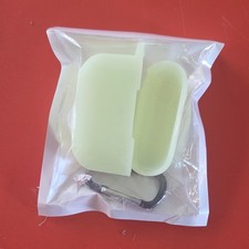 Glow in the Dark Green Silicone Case/Skin w/ Clip for AirPods Pro 1st Gen
