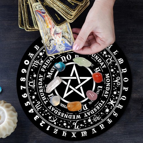 Pendulum Board Dowsing Divination, Divination Ritual Rubber Mat,Altar Tarot Mat - Picture 7 of 12