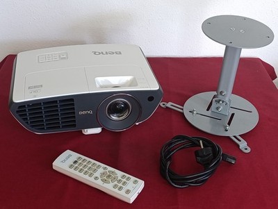 Benq W710ST Beamer Kurzdistanzbeamer NVIDIA 3D-Vision Fernbedienung Deckenhalter