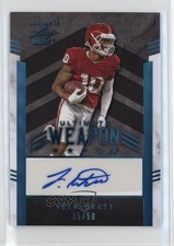 2022 Leaf Ultimate Draft Weapon Platinum Spectrum 35/50 Theo Wease Jr Auto 1t2c