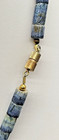 Vintage Boho Coral Beaded Necklace: Dyed Bone Pendant 18" — photo 7