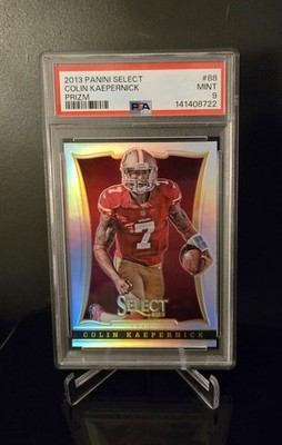 PSA 9   COLIN KAEPERNICK SP 2013 Panini Select Football Silver Prizm No. 88