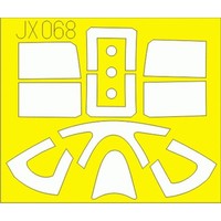 MW22 Eduard JX068 F6F-5 1/32 Mask For Trumpeter