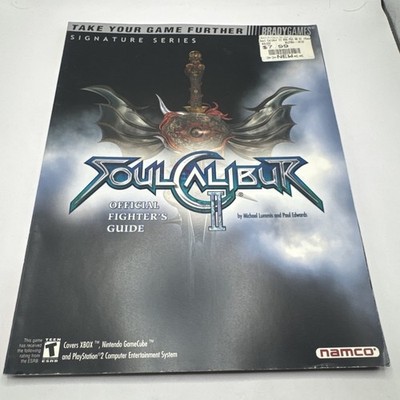 Soul Calibur II Brady Games Strategy Official Fighter s Guide W/Poster