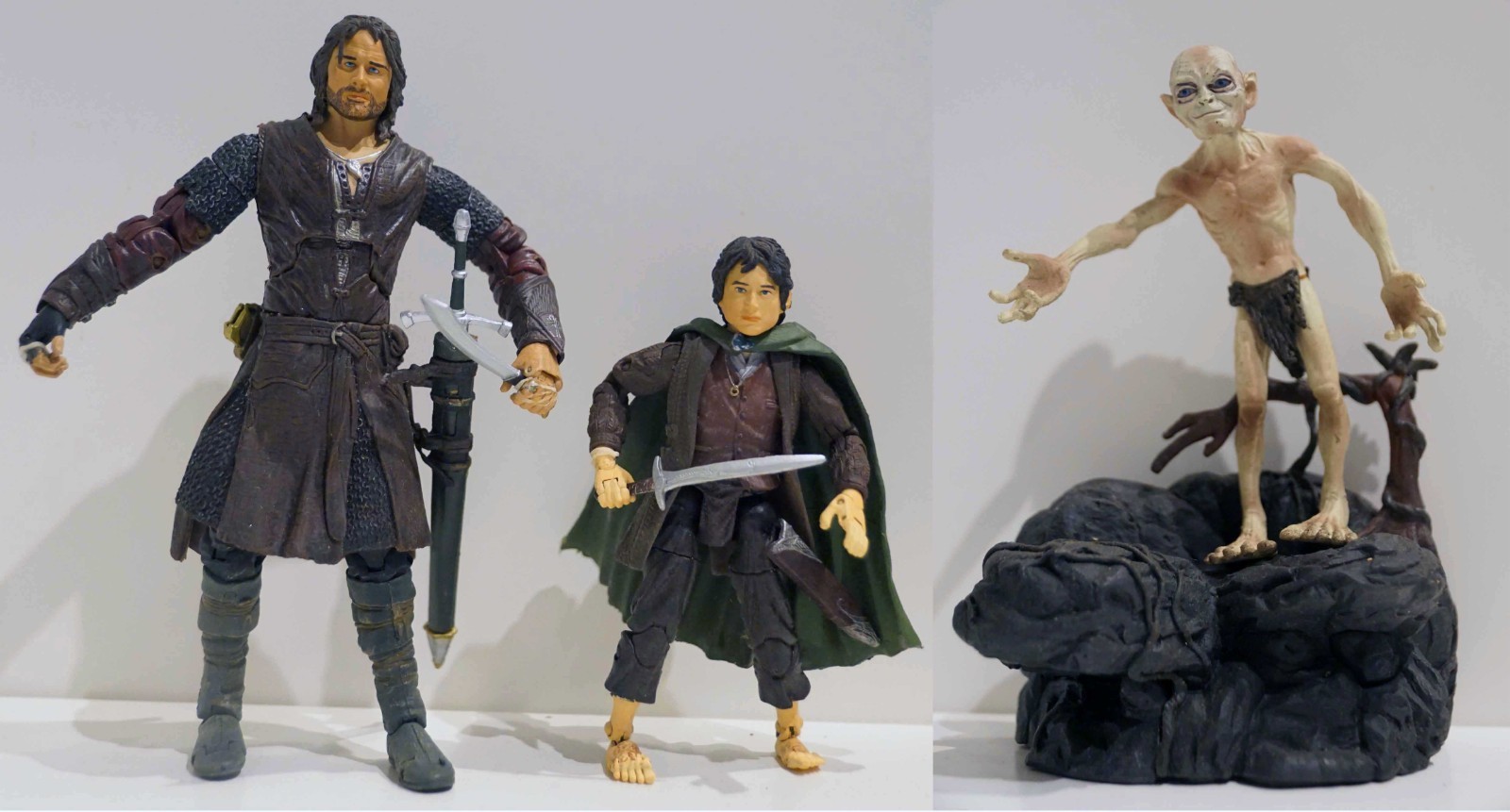 Figurines Le Seigneur des Anneaux 17cm pour décoration de vitrine geek