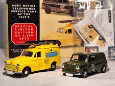 VANGUARDS 1:43 POST OFFICE TELEPHONES SET, MINI VAN & MORRIS MINOR VAN PO2002