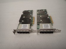Lot of 2 LSI H3-25448-05C 9206-16e Quad Port 6G SAS HBA Controller LP Bracket