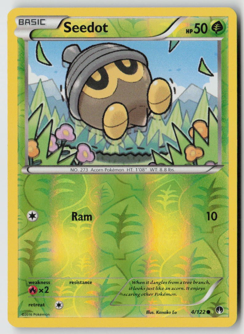 Seedot 4/122 - XY - BREAKpoint Reverse Holo - PTCG - LP