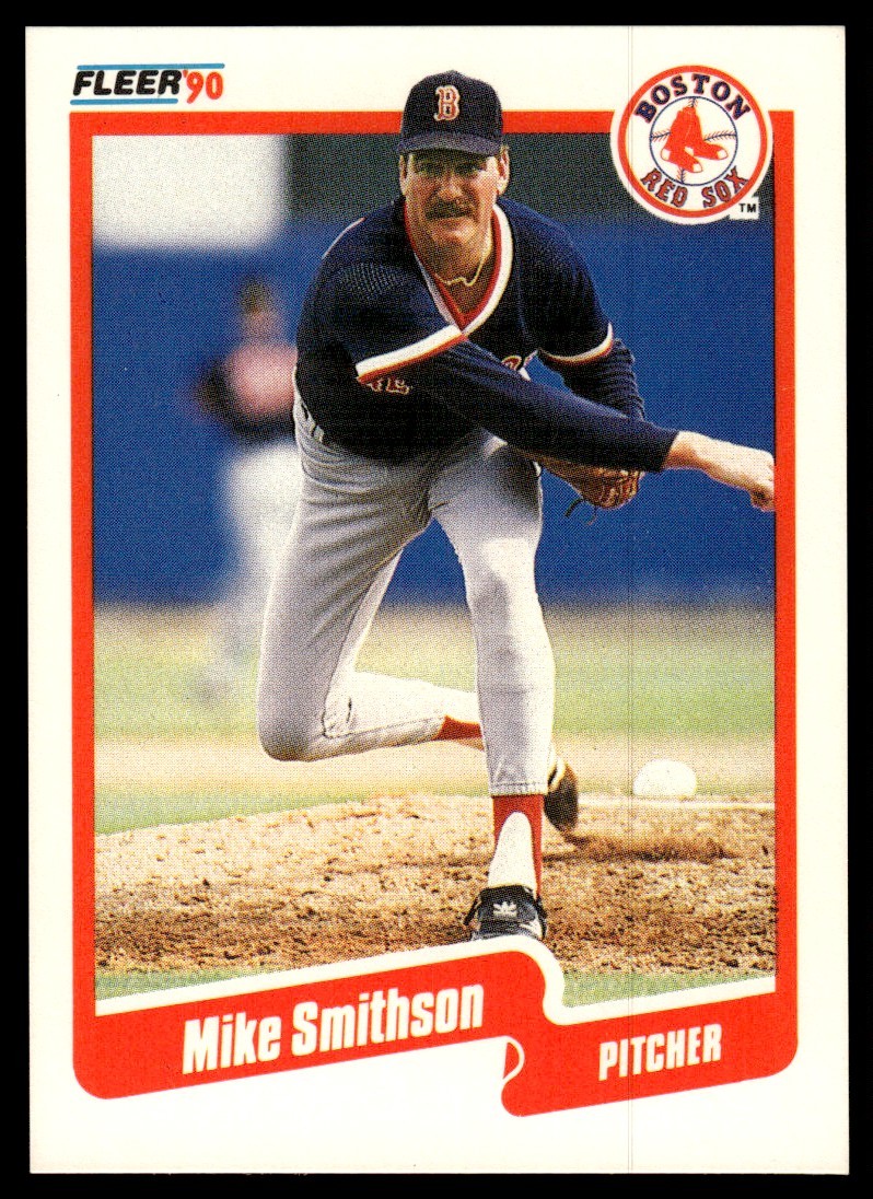 1990 Fleer Canadian Mike Smithson Boston Red Sox #288