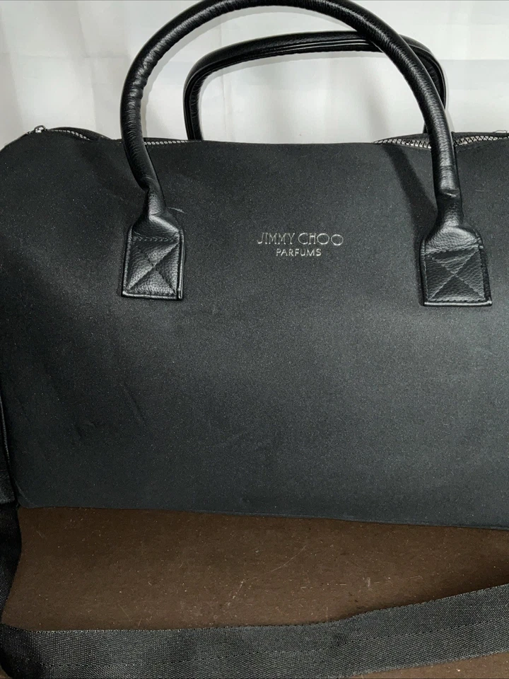 Jimmy Choo Black Weekender Handbag. - Image 3 of 4