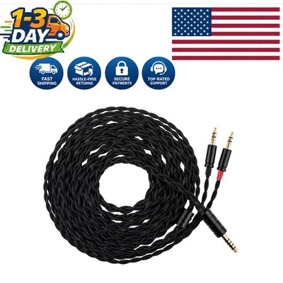 Tripowin 2M Silver Foil/OCC Hybrid Headphone Cable - Deep Bass, Studio Clarity