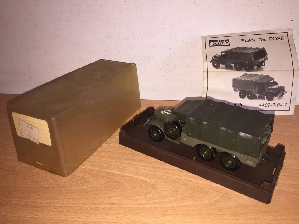 Solido Militar DODGE 6x6 OVERLORD 89 Francia M.V.C.G. Sin usar, en caja Vintage169 Foto 3 de 4